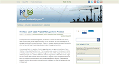 Desktop Screenshot of projectleadershipguru.com